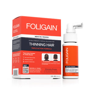 FOLIGAIN Triple Action Complete Formula For Thinning Hair For Men 10% Trioxidil - FOLIGAIN