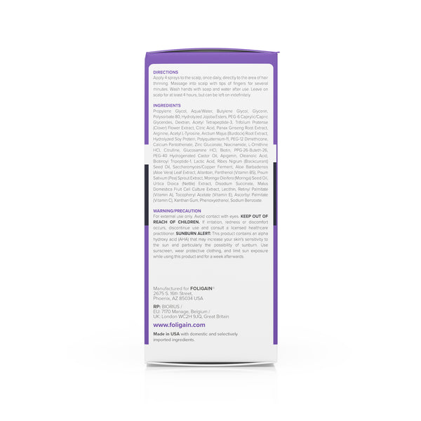 FOLIGAIN Triple Action Complete Formula For Thinning Hair For Women with 10% Trioxidil - FOLIGAIN