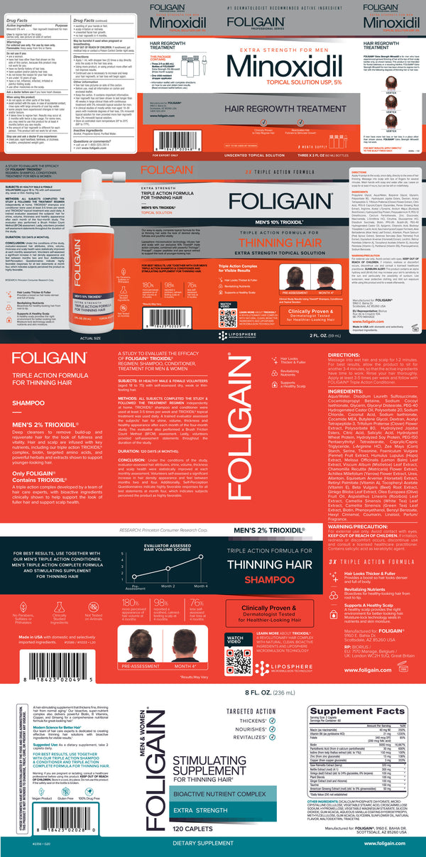FOLIGAIN Men's Hair Regrowth Kit
