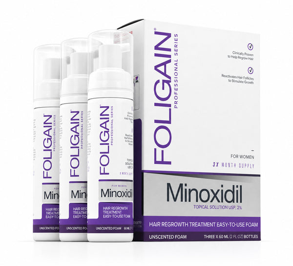 FOLIGAIN® 米诺地尔 2% 女士生发泡沫 3个月供应