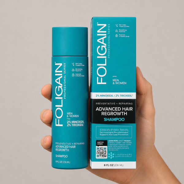 FOLIGAIN® 高级生发洗发水 2% 米诺地尔和 2% TRIOXIDIL®