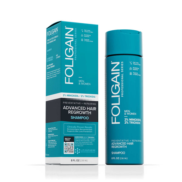 FOLIGAIN® 高级生发洗发水 2% 米诺地尔和 2% TRIOXIDIL®