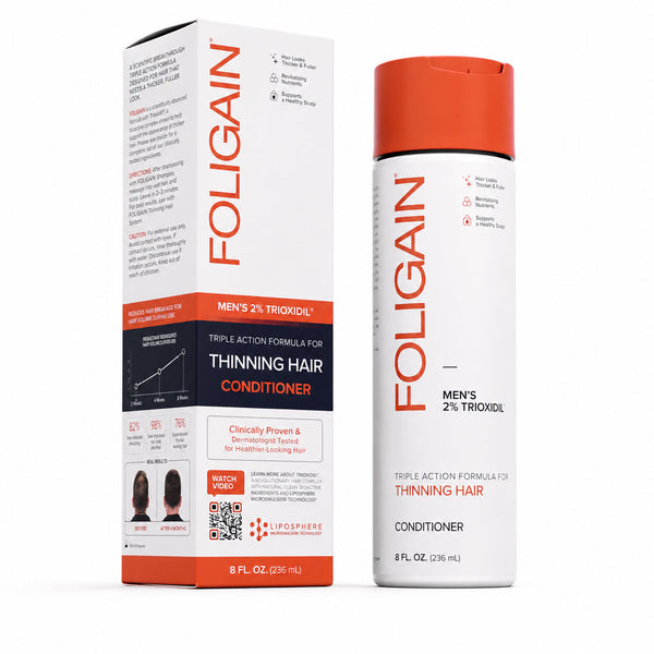 FOLIGAIN® 三重作用护发素 男士稀疏头发 2% TRIOXIDIL®