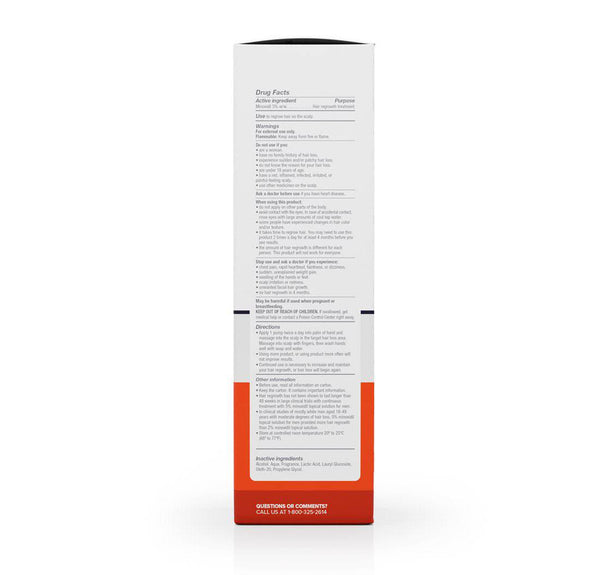 FOLIGAIN Minoxidil 5% Hair Regrowth Foam For Men 6 Month Supply