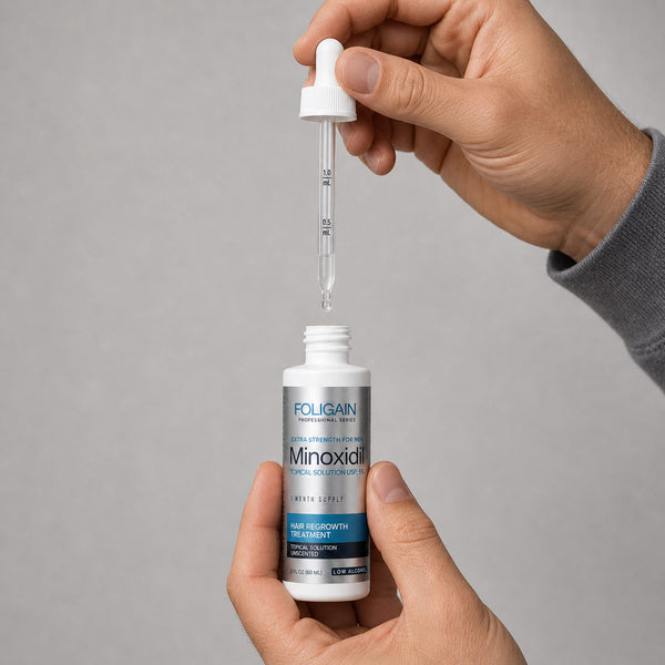 FOLIGAIN® 低酒精米诺地尔 5% 男士生发治疗 3个月供应