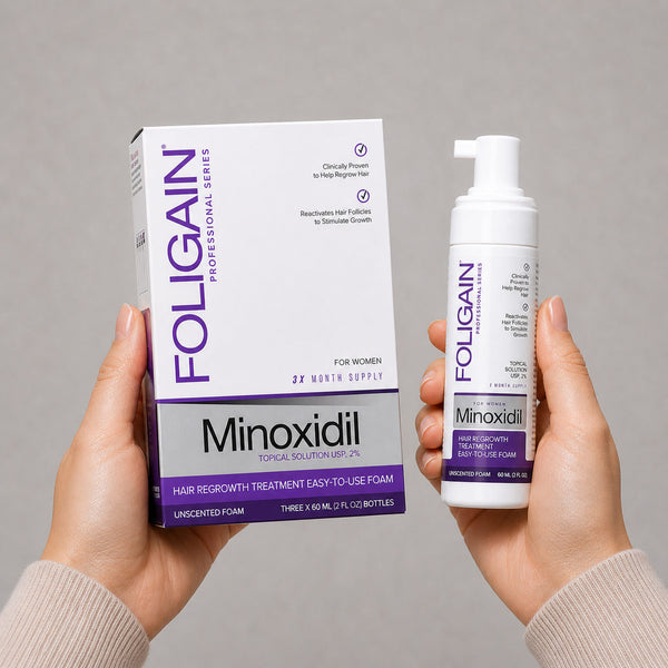 FOLIGAIN® 米诺地尔 2% 女士生发泡沫 3个月供应
