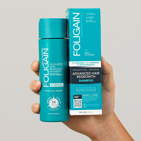 FOLIGAIN Advanced Hair Regrowth Hair Shampoo Minoxidil 2% - FOLIGAIN