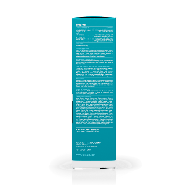 FOLIGAIN Advanced Hair Regrowth Hair Shampoo Minoxidil 2% - Foligain US